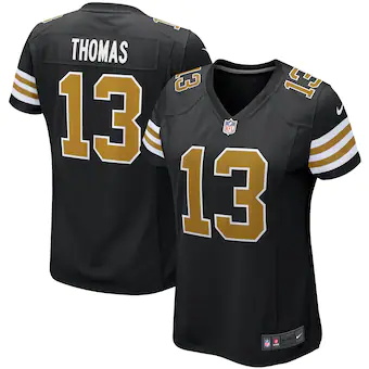 womens nike michael thomas black new orleans saints alterna